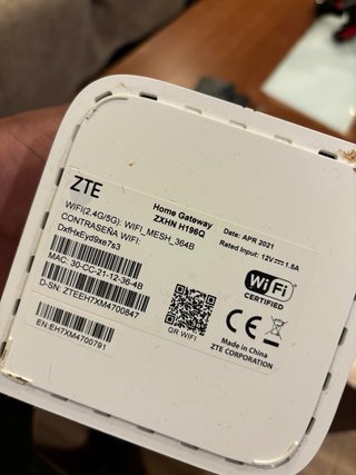 2 Repetidores WiFi Mesh ZTE ZXHN H196Q