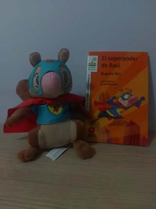 Libro Rasi más peluche, precio de cada uno.