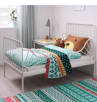Cama extensible infantil blanca