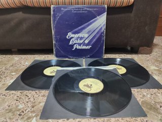 Emerson Lake & Palmer 3LP Live España 1974