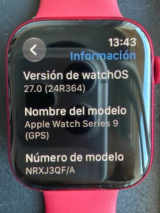 Apple Watch Series 9 PRODUCT RED NUEVO.