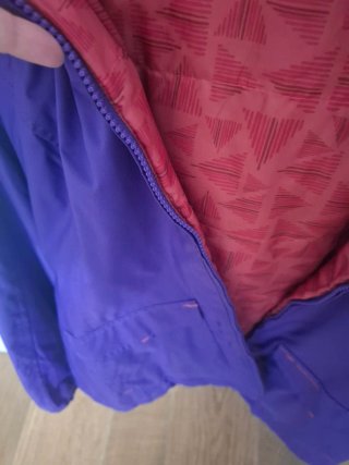 Chubasquero cortavientos reversible mujer