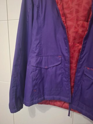 Chubasquero cortavientos reversible mujer