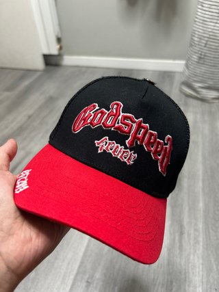 Gorra Godspeed Negra y Roja