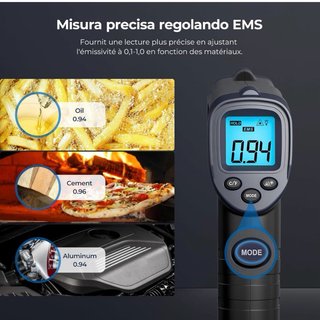 Termometro infrarossiERICKHILL piccololeggero 600c