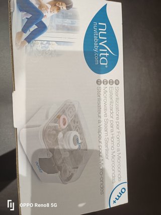 Esterilizador Nuvita Microondas 0% BPA