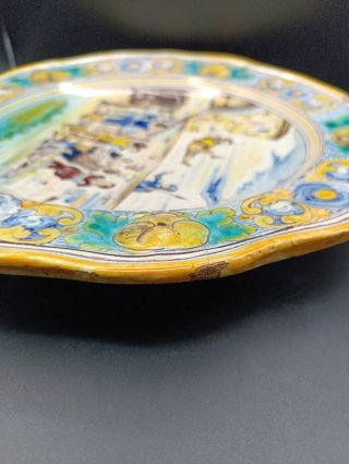 Gran plato de cerámica Niveiro
