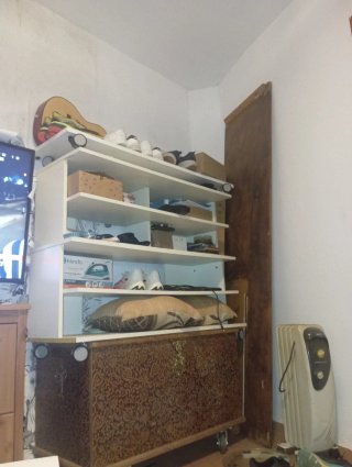 Mueble de TV con Estanterías son dos unidades