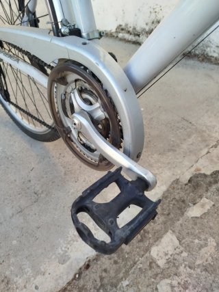 Bicicleta de paseo Orbea blanca