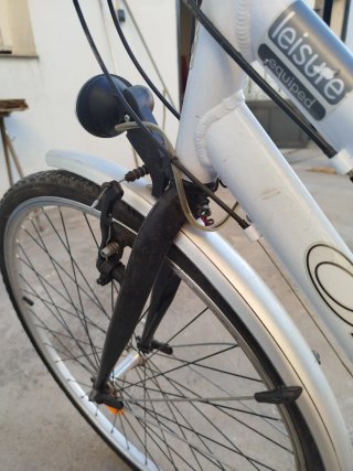Bicicleta de paseo Orbea blanca