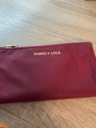 Monedero/Tarjetero Bimba y Lola Nylon Rojo