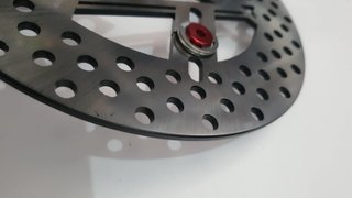 Disco Freno Scooter 3 Tornillos Estrella Rojo