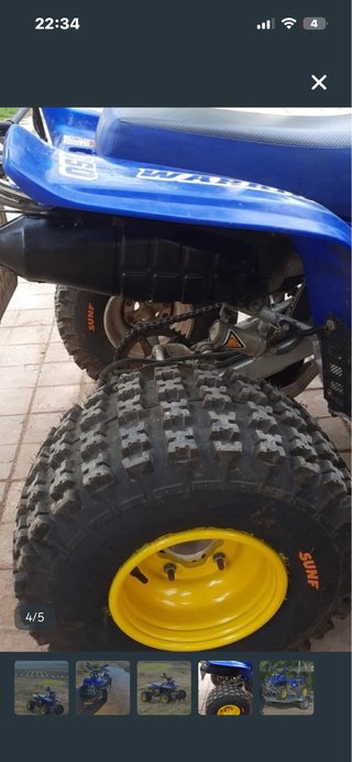 Yamaha Warrior 350 Quad Azul