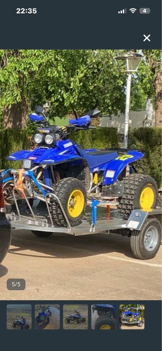 Yamaha Warrior 350 Quad Azul