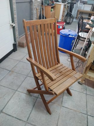 Silla Plegable de Madera