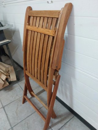 Silla Plegable de Madera