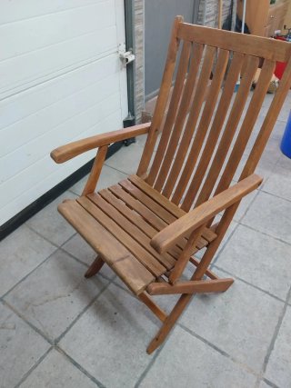 Silla Plegable de Madera