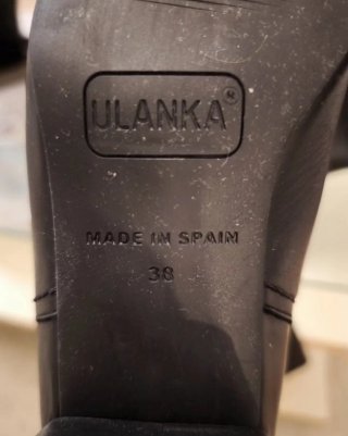 Botas Negras Ulanka en Punta