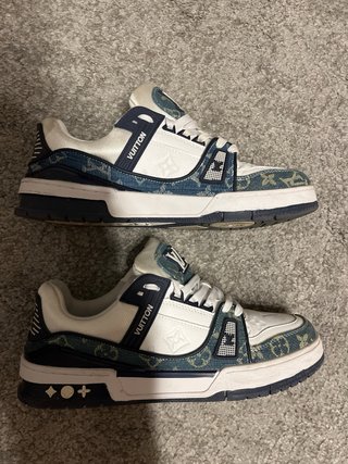 Zapatillas Louis Vuitton Trainer Azules