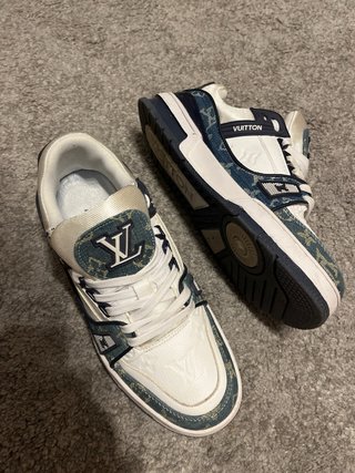 Zapatillas Louis Vuitton Trainer Azules