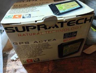 GPS con soporte de ventosa