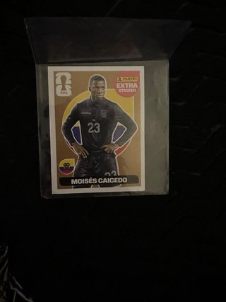 Cromo Panini Extra Sticker FIFA Moisés Caicedo
