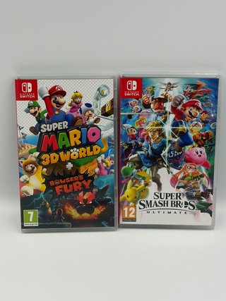 Pack 2 Juegos Nintendo Switch: Mario & Smash Bros
