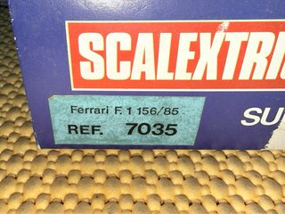 Scalextric SRS Ferrari F1 156/85