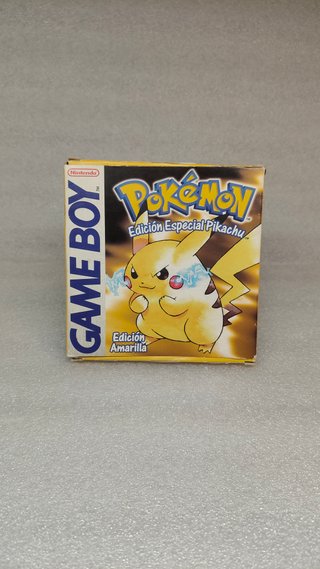 🇪🇸Caja Pokémon Amarillo ORIGINAL
