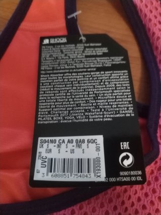 Sujetador Deportivo Shock Absorber