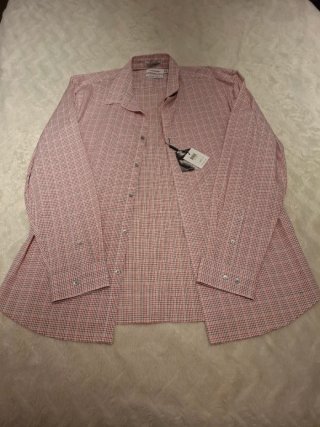 Camisa Calvin Klein cuadros Talla XL