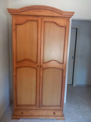 Armario ropero clásico madera maciza