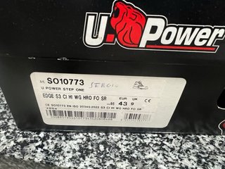Botas U-Power Soldador Negras T43
