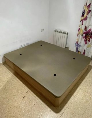 Colchón abatible de madera y colchón