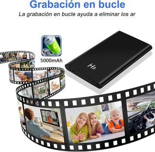 TANGMI H8 Cámara Espía Sensor Gravedad 1080P HD