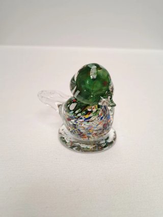 Pisapapeles de Cristal Soplado Figura Pájaro