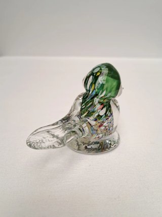 Pisapapeles de Cristal Soplado Figura Pájaro