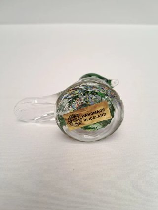 Pisapapeles de Cristal Soplado Figura Pájaro