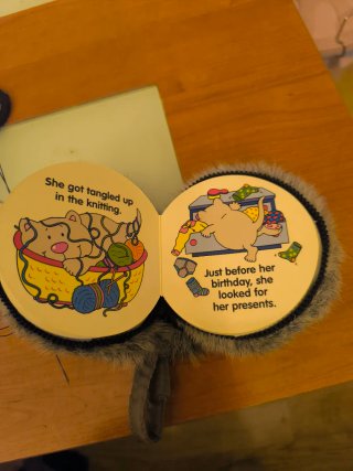 Peluche libro infantil Cosy Cat