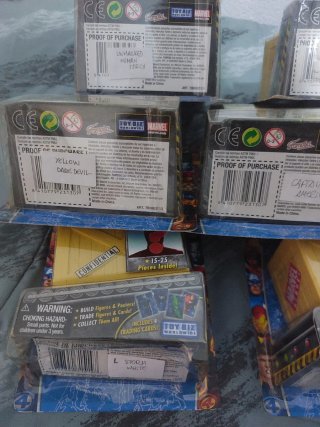 Lote de 7 Figuras Marvel Figure Factory Toybiz