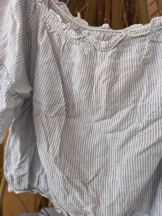 Blusa de verano con volantes