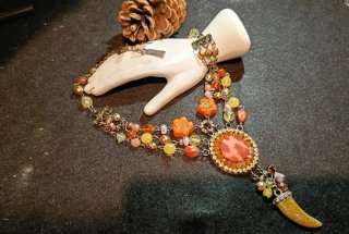 Collana da donna multicolor made in Italy