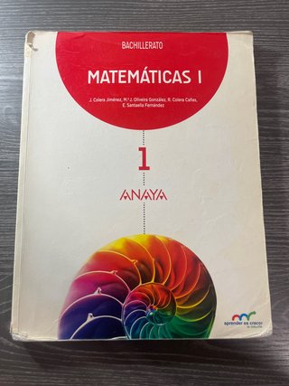 Matemáticas I. Bachillerato 1