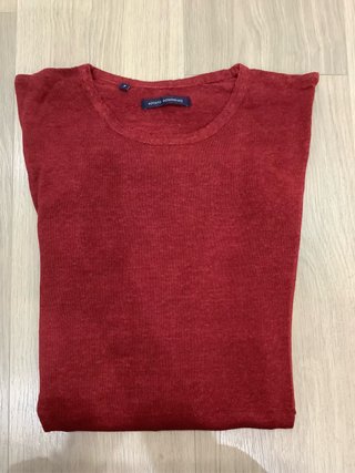 Camiseta de Lino Adolfo Dominguez Roja