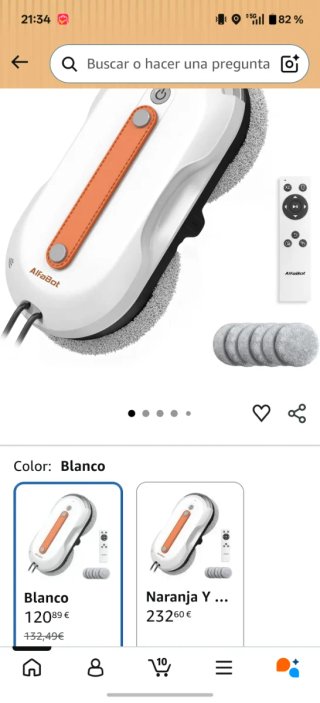 Robot Limpiacristales Alfabot X7 Pro