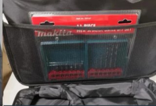 Maletin de tela Bosch +set brocas Makita