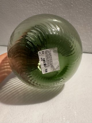 Jarrón de Cristal Verde Zara Home