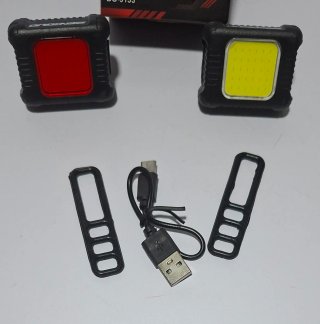 Juego de Luces LED Recargables para Bicicleta