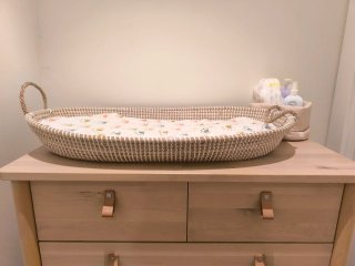 Cesto cambiador bebé con colchoneta