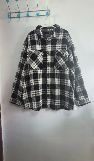 Sobrecamisa cuadros Primark xxl leñador gruesa